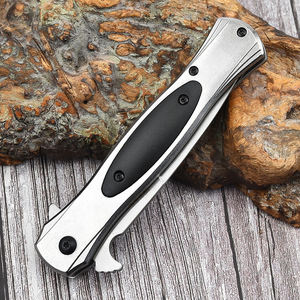 Couteau pliant MEIJI de qualité industrielle, très vendu, OEM personnalisé, acier 440C, manche en acier inoxydable, outil EDC, survie en plein air, camping - Product Image 3