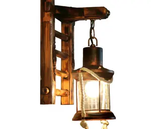 japanes lampe wohnzimmer Suppliers-Antike vintage artemide designer E14 moderne eisen bambus loft retro wand lampe für esszimmer