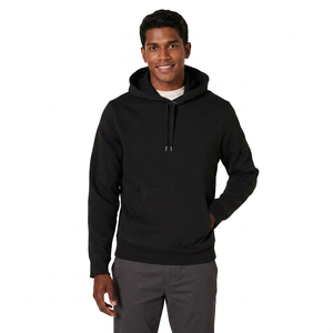 Sudadera con capucha de terciopelo para hombre, personalizada, con media cremallera, de alta calidad, talla grande, para invierno, lisa, con estampado digital y acabado teñido liso, corte extragrande - Product Image 1