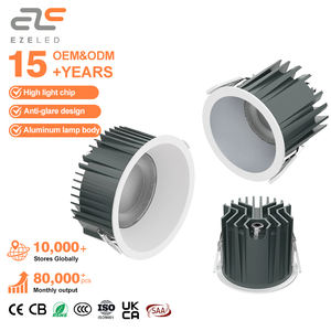 98Ra Super Lumineux 15W 22W 30W 40W 50W Anti-éblouissement Encastré Plafond Downlight Pour Hôtel Bureau <span class=keywords><strong>Restaurant</strong></span> Maison Cob Led Down light - Product Image 1