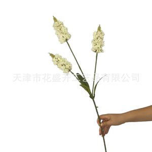 3-Pronged Hyacinth Artificial <b>Flowers</b> Silk High Simulation Wedding Decorations Outdoor Photography Props - Product Image 5