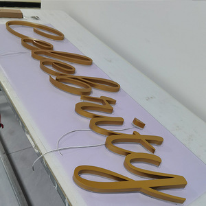 Produttore specializzato lettere luminose LED Mini acrilico resina epossidica lettere per insegne pubblicitarie logo del centro commerciale - Product Image 4