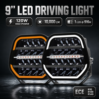 Phares de conduite à faisceau laser super lumineux 120W 230mm pour désert, dunes, VTT, UTV, buggy - Fabrication sous marque privée