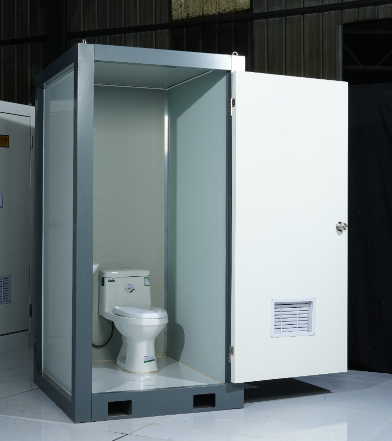 Portable Toilet  Prefab Container Toilet with Sink and Toilet for Outdoor Events Construction Sites Easy Install for Use 1