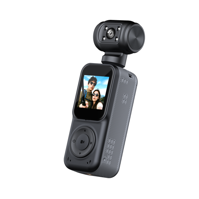 2K Portable Pocket Sport Camera Camcorder 130 Degree Wide Video Angle 180 Degree Rotation 1.5'' Screen WIFI Sport Action Camera