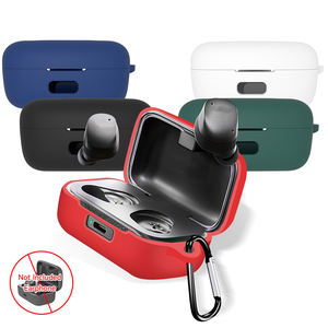 Adecuado para <span class=keywords><strong>SENNHEISER</strong></span> MOMENTUM <span class=keywords><strong>True</strong></span> <span class=keywords><strong>Wireless</strong></span> 4 Gen Case Funda protectora de silicona para auriculares a prueba de golpes con gancho - Product Image 1