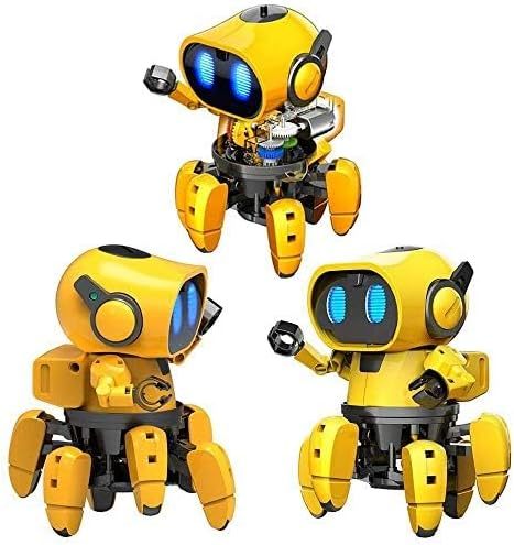 CONSTRUCT & CREATE  Self-Guiding AI Robot Build Your Own DIY STEM Kit Educational Robot Kit