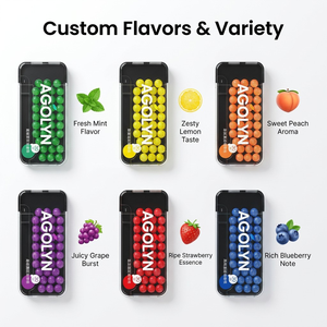 Perles de menthe effervescentes portables format poche pour une fraîcheur instantanée, comestibles et sans éjection, pour affaires et rendez-vous - Product Image 5