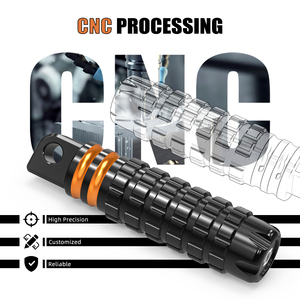 Reposapiés NICECNC para Pasajero para Harley Iron <span class=keywords><strong>883</strong></span> XL883N 1200 XL1200NS Sportster <span class=keywords><strong>883</strong></span> <span class=keywords><strong>Roadster</strong></span> XL883R 1200 Custom XL1200C - Product Image 4