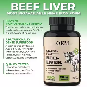 Cápsulas de hígado de res puro Halal 100% OEM/ODM, suplemento de hígado de res alimentado con pasto para energía - Product Image 3