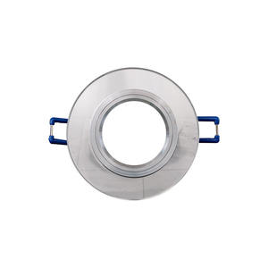 Specchio rotondo da incasso in cristallo trasparente da 50 mm, ideale per illuminazione decorativa e miglioramento dell'estetica degli spazi. - Product Image 1