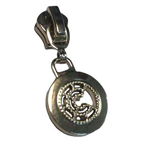 Hengda Factory Customized Zinc Alloy Zipper Pull Simple Luggage <strong>Replacement</strong> Zipper Round <strong>Slider</strong> for Zipper - Product Image 1