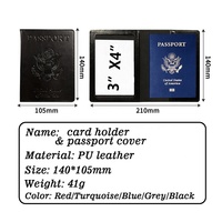 Couverture de passeport en cuir PU, personnalisée en usine et bon marché, pour voyage, vente en gros