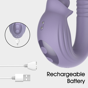 Nouveauté : Vibrateur détachable 4-en-1, jouet sexuel très populaire, 10 modes de rotation, vibromasseur pour femmes, dildo, jouet sexuel vibrant - Product Image 4