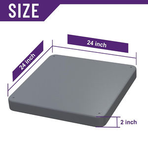 แผ่นรองคอนเดนเซอร์พลาสติกกันสั่นสะเทือนสำหรับเครื่องปรับอากาศแบบติดตั้งภายนอกอาคาร ยี่ห้อ YOD HVAC ขนาด 24*24 นิ้ว แบบแมนนวล - Product Image 2