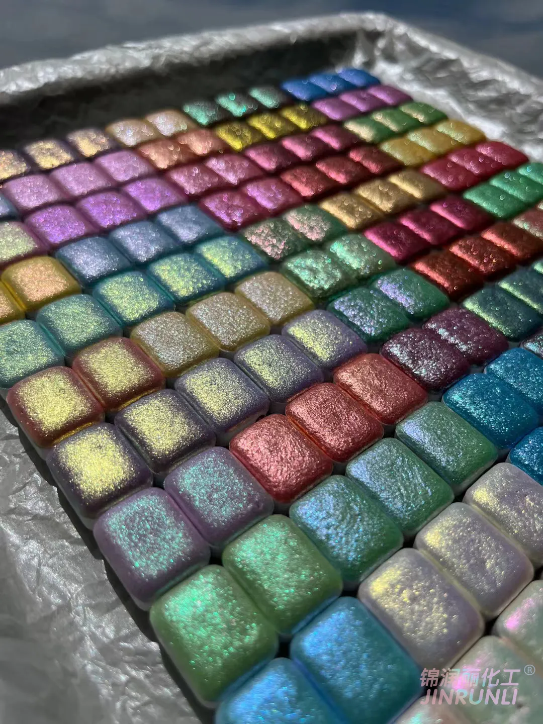 Vegan Super Shiny Chameleon Duochrome Color Shifting Pigment Watercolor Epoxy Pigment Powder For Candles