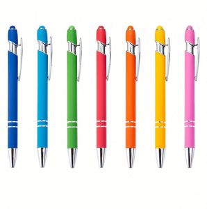 Stylo bille en aluminium personnalisé en gros, logo imprimé, cadeau promotionnel pour le bureau et l'école, impression personnalisée - Product Image 2