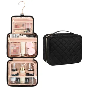 Relavel Large Capacity Bathroom Organizer Toiletry bags and Storage for Makeup Tools Storage Easy to Clean Fashion Design