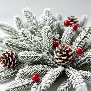 Guirlande d'aiguilles de pin artificielles en plastique, haute simulation, pour la décoration du <span class=keywords><strong>jardin</strong></span>, la fête des Mères, Pâques, Noël - Vente chaude - Product Image 2