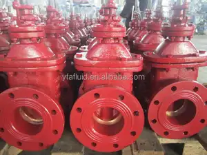 AWWA C515 Cast Iron Flanged Metal Seated Non Rising Stem Water Gate Valve