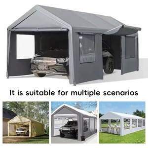 Abri extérieur JUYIXIN Sl-1 sur mesure, imperméable, à structure <span class=keywords><strong>en</strong></span> acier monocouche, toit <span class=keywords><strong>en</strong></span> PE, installation facile, protection UV, toutes saisons - Product Image 6