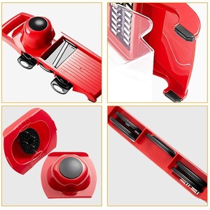 Cortador de verduras con hoja de acero inoxidable Pelador de patatas manual Rallador de zanahorias Dicer - Product Image 3