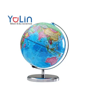 Geography Teaching World Map Globe 20/25/32 cm diameter illuminated Globe with LED Lights world globe Ball