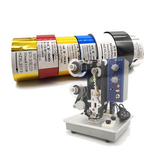 30Mm * 100M Zwart Heet Stempelen Folie Lint Voor Datum Codering Op Voedsel/Medische Flexibele Verpakking Films - NY-800/SCF-900 Compatibel - Product Image 1