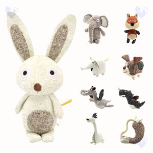 Di lusso personalizzato piccolo cane in maglia giocattolo di coniglio morbido ripieno di masticazione carino e adorabile coniglietto peluche giocattolo per animali domestici dai produttori - Product Image 5