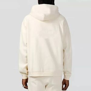 Sweat à capuche zippé à manches raglan en éponge française de haute qualité Sweat à capuche zippé en coton polaire brodé sur mesure Sweat à capuche zippé - Product Image 4