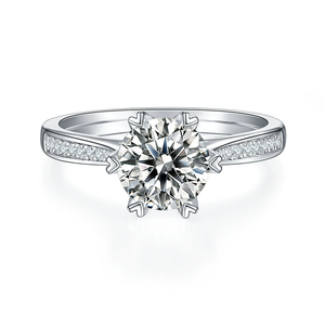 Bague d'éternité unisexe en argent sterling au design moderne avec diamant de couleur fantaisie naturelle, bijoux de mariage plaqués argent, cadeau - Product Image 3