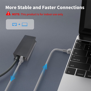 Starlink Ethernet <span class=keywords><strong>Adapter</strong></span> V2 actuated tiêu chuẩn Gen 2 <span class=keywords><strong>RJ45</strong></span> có dây Extender cắm chơi bên ngoài Mạng Hub kết nối 2pcs hàng không vũ trụ - Product Image 3