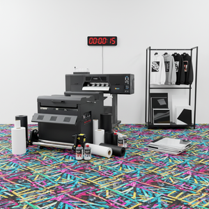 <span class=keywords><strong>Imprimante</strong></span> DTF A1 PrintVision 60 cm avec 2 têtes d'impression XP600/I1600/I3200, le modèle le <span class=keywords><strong>plus</strong></span> rentable - Product Image 1