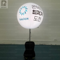 Ballon publicitaire LED gonflable personnalisé, portable et lumineux, pour la promotion d'événements et la mise en valeur de la marque