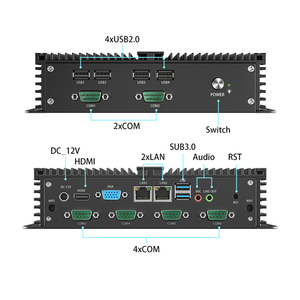 Mini PC Industrial Resistente G687 <span class=keywords><strong>I3</strong></span> 1115G4 I5 1135G7 1145G7 I7 1165G7 1185G7 de 11.ª Generación con Android Integrado, Sin Ventilador, 6 Puertos RS232 COM - Product Image 3