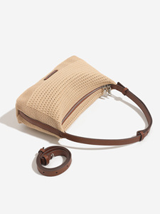 Bolsa de Poliéster Tejida de Alta Calidad, Nueva Moda Primavera Verano, con Cierre, Impermeable, Dos Correas, Estilo Vintage, Gran Capacidad - Product Image 4