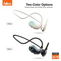 Hileo BT5.4 Desain Open-Ear untuk Kesehatan dan Olahraga, Earphone Nirkabel Bluetooth dengan Suara Stereo 360 Audio Panoramic untuk Gym/Lari