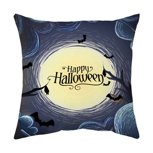 Halloween Throw Pillow Square Washable Decorative <b>Cushion</b> <b>For</b> Living Room Home Decor Spooky Pillowcase - Product Image 5