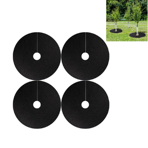 <span class=keywords><strong>Toile</strong></span> <span class=keywords><strong>de</strong></span> <span class=keywords><strong>paillage</strong></span> ronde anti-mauvaises herbes pour jardinage, tapis anti-herbe, <span class=keywords><strong>toile</strong></span> paysagère non tissée, bâche anti-herbe - Product Image 1