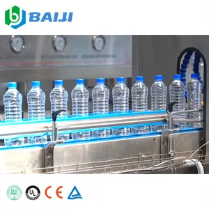 Equipo completo automático de máquina de planta de llenado de embotellado de agua potable pura