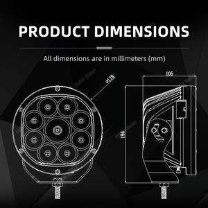 ไฟหน้า <span class=keywords><strong>Novsight</strong></span> รุ่นใหม่ ปี 2025 สว่างพิเศษ คอมโบบีม ไฟ LED สำหรับขับขี่ ขนาด 7 นิ้ว ไฟทำงานออฟโรด สำหรับรถ UTV 4x4 รถบรรทุก 4wd - Product Image 3