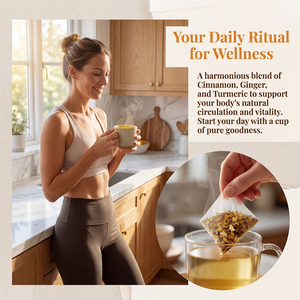 OLLI Té de Hierbas Natural con Jengibre, Cúrcuma y <span class=keywords><strong>Canela</strong></span> en Bolsitas, Promueve <span class=keywords><strong>el</strong></span> Metabolismo, la Digestión y Calma <span class=keywords><strong>el</strong></span> Estómago - Product Image 5