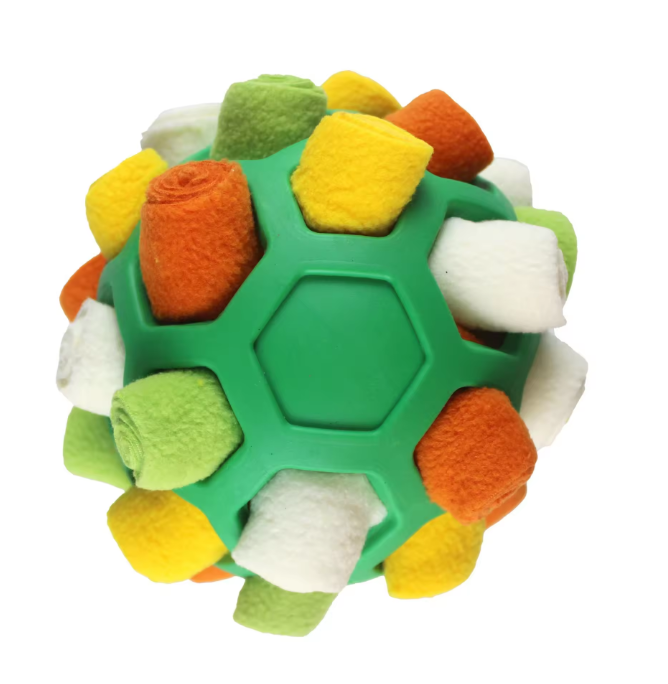 Green ball-white yellow orange green