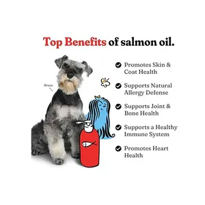 Suplemento Nutricional <span class=keywords><strong>para</strong></span> Mascotas Mayores OEM/ODM, Aceite de Salmón Prensado en Frío, Masticables Blandos Puros con Alto Contenido de Proteínas <span class=keywords><strong>para</strong></span> el Cuidado del Pelaje y las Articulaciones - Product Image 3