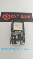 Modul ESP32 ESP32S Papan Pengembangan Wifi 30pin Tipe C ESP32-Wroom-32 CP2102/CH340C
