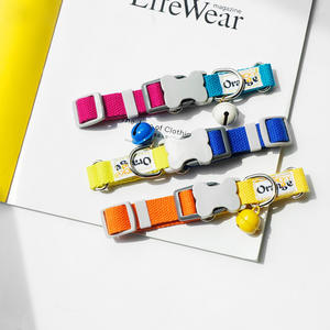 Nieuwe Trend Kleurrijke Y-Vorm Harnas Set Voor Huisdieren Op Maat Teddy <span class=keywords><strong>Pomeranian</strong></span> Hond Halsband Harnas Riem Set - Product Image 5