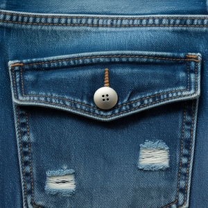 Bottoni a pressione Ilan da 10 mm in metallo stile cowboy, 8 pezzi per jeans - Product Image 2