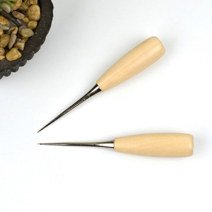 Инструменты для шитья кожевенного ремесла, инструменты для сверления, инструменты для ремонта шитья в палатке и обуви, ручной стежок с деревянной ручкой - Product Image 4