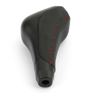 Toyota Gear <b>Shift</b> <b>Knob</b> PTR5734141 Silver Black Leather Ergonomic Design - Product Image 4