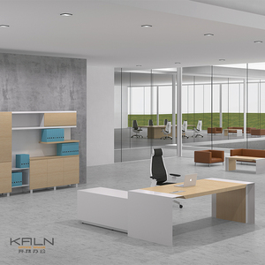 2025 luxe en bois massif PDG/patron/directeur/superviseur bureau organisateur Table exécutive - Product Image 3